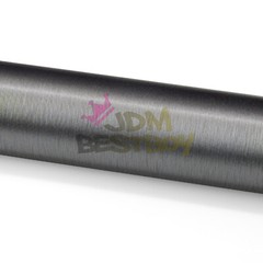 Premium Brushed Aluminum Gray Steel Vinyl Wrap Sticker Film Decal Air Release
