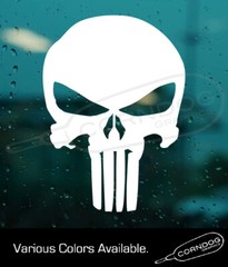 Punisher STICKER VINYL STICKERS DECAL 2nd AMENDMENT CASTLE SKULL