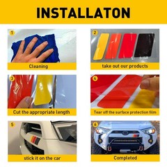 13-Inch Style Neo Four-Wave Stripe Retro Decal Sticker For etc Toyota/Lexus,