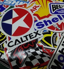 60 Mixed Random Sticker Decal Bike ATV Car Race Helmet Motocross Stickers Lot