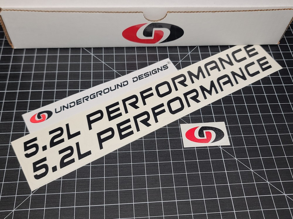 5.2L PERFORMANCE Decals (2pk) Magnum Hood Fender Accent Stickers Fits 92-02 Ram