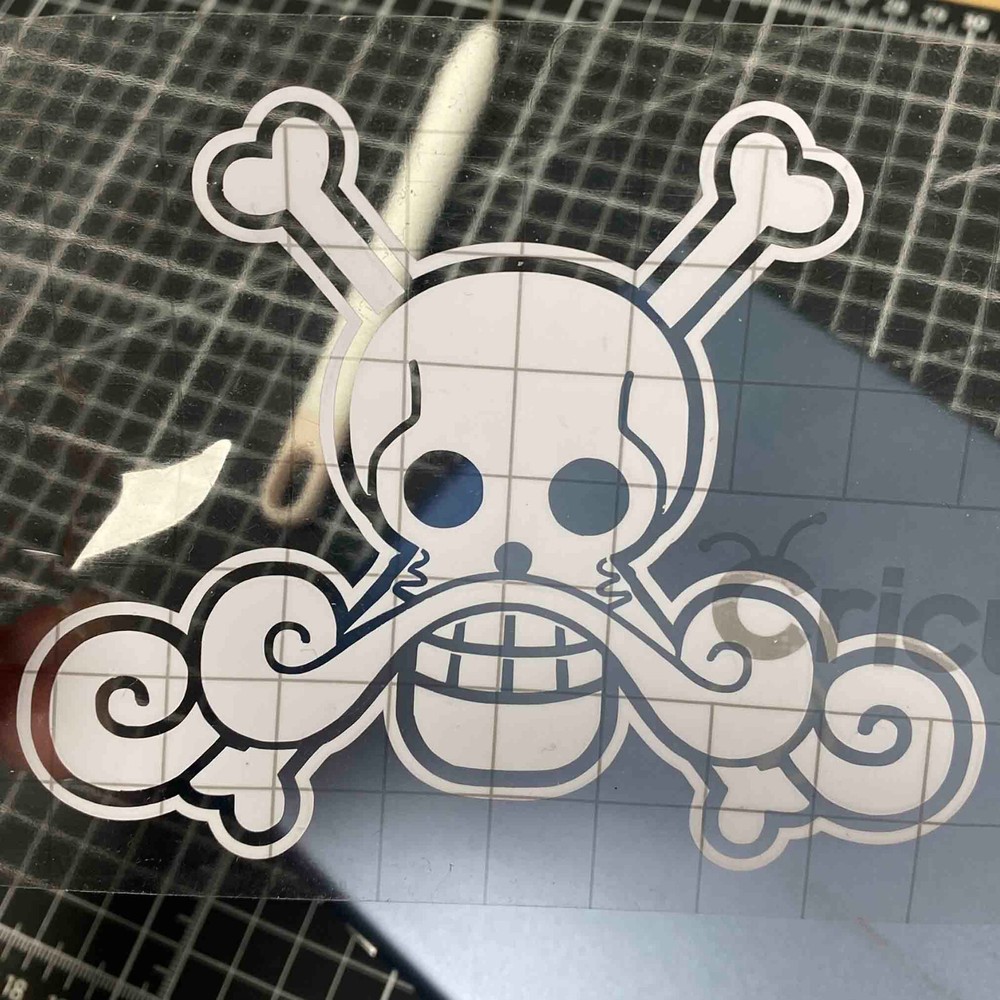 One piece Gol D Roger Jolly Roger Vinyl Decals Multi color & size