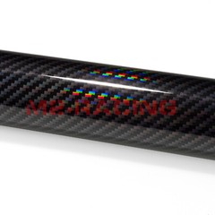 Holographic Carbon Fiber Black Laser Chrome Vinyl Wrap Sheet Film Decal Sticker