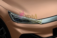 【Satin Chrome】 Rose Gold Matte Metallic Vinyl Wrap Sticker Air Release Sheet DIY