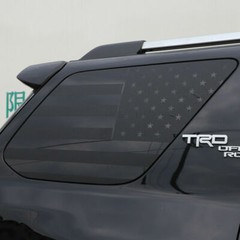 Rear Left&Right Window Sticker Decal Trim for 4Runner 2010-2020 USA Flag