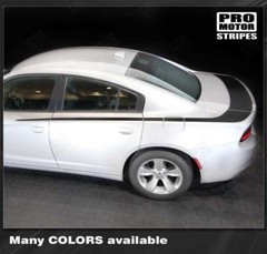 Dodge Charger 2011-2023 Side & Rear Accent Stripes Decals (Choose Color)