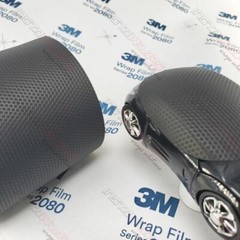 3M 2080 Scotchprint Matrix Black Textured Vinyl Car Wrap Film | MX12