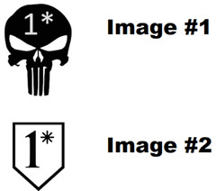 1* One Asterisk Ass to Risk Vinyl Decal Sticker Police Military Many Colors
