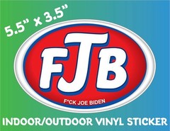 SD USA PRINT FJB Oil Retro Style Joe Biden Political Sticker Decal FJB