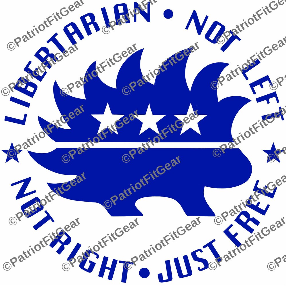Libertarian,Not Left,Not Right,Just Free,Dont Tread On Anyone,Merica,Vinyl Decal