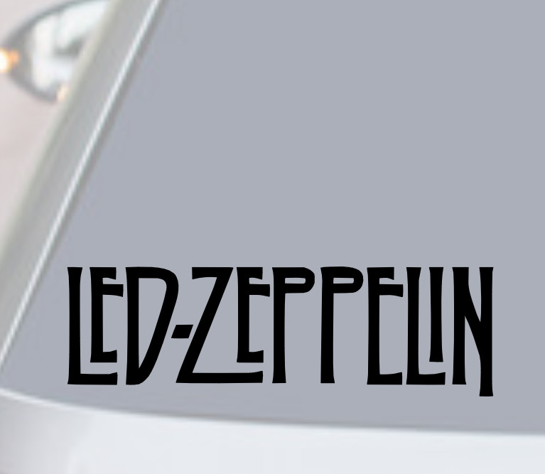 LED-ZEPPELIN Vinyl Decal Sticker Car Rear Window Bumper ROCK MUSIC BAND LOGO JDM