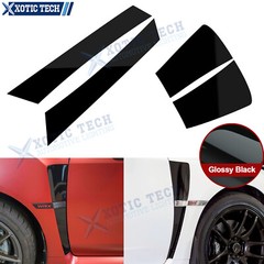 Black Front Fender Upper & Lower Air Vent Sticker for Subaru WRX STI 2015-2021