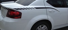 Strobe Stripe Fits: 2008 – 2015 Hood Trunk Decals Graphics for Dodge Avenger 3M