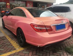 50FT x 5FT Car Wrap Gold Pink Film Coral Chameleon Satin Chrome Vinyl Sticker US