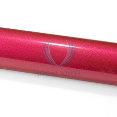 Gloss Glitter Rose Red Sparkle Metallic Car Vinyl Wrap Sticker Decal Sheet Film