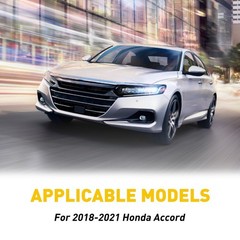 6/1Pillar Post for 2018-2022 Honda Accord Window Door Trim Cover Glossy Black E
