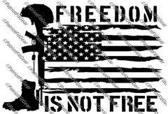 Freedom Is Not Free,Flag,Support Our Troops,Veterans Before Illegals,Vinyl Decal