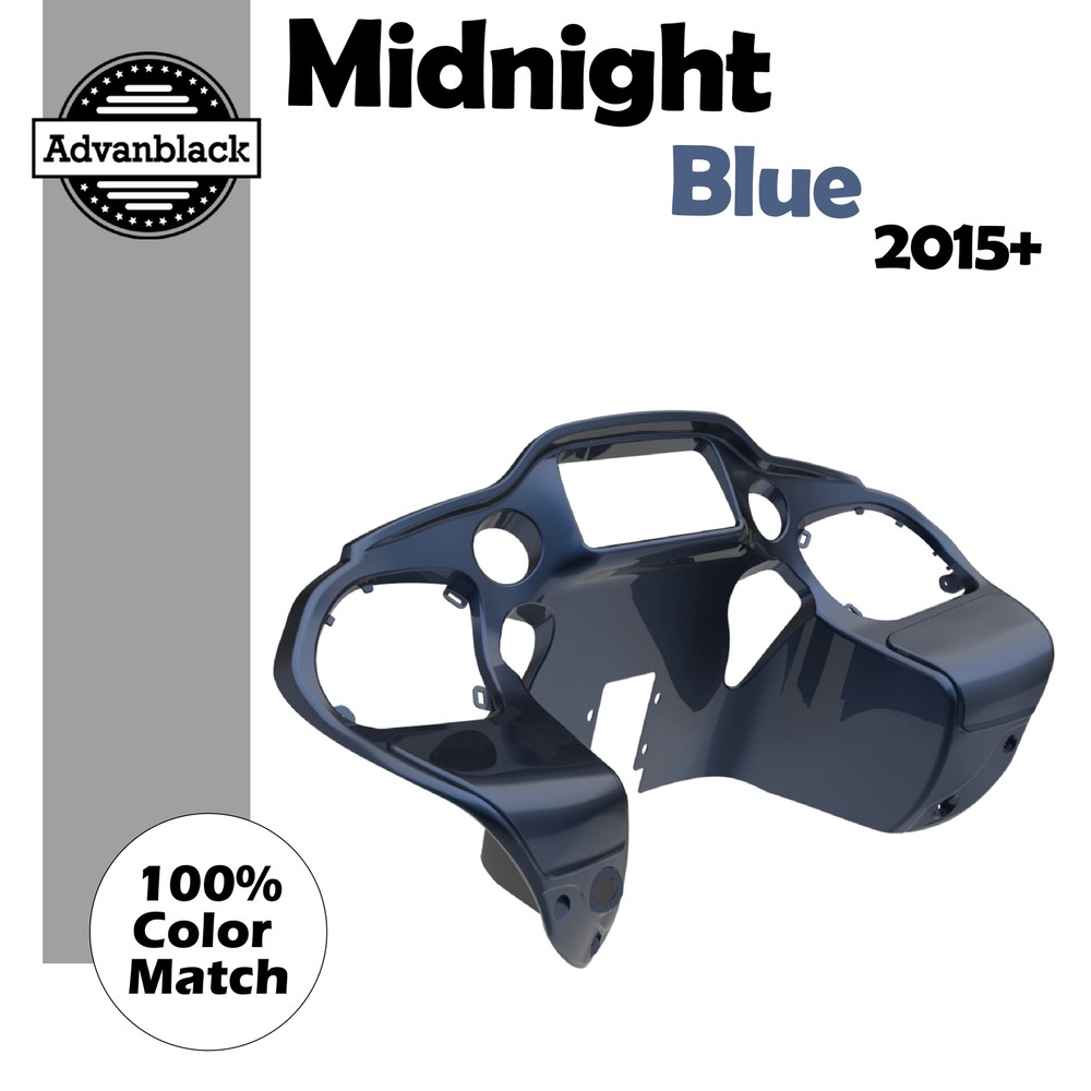 Midnight Blue Inner Fairing Glove Box Doors For Harley Road Glide FLTRX 15+