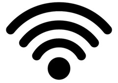 WiFi Internet Business Vinyl Decal Sticker you choose size and color