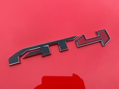 2021 2022 GMC Canyon AT4 Door Tailgate Emblem Overlay Decals Set Gloss Black