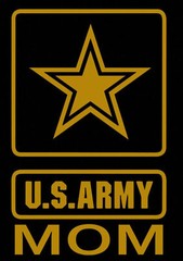 Army mom decal choose color military proud parent armed forces hero usa america