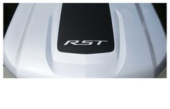 2019 20 21 22 23 24 Chevy Silverado 1500 Matte Black RST Hood Decal Graphic