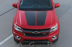 Hood Vinyl Graphics Kit 3M Racing Decals Stripe SUMMIT 2015-2022 Chevy Colorado