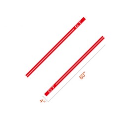 Pair Race Car Truck Side Skirt Door Racing Decal Stripes Vinyl Stickers Graphic