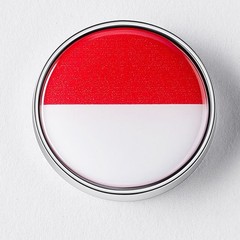 Alloy Country Flag Emblem Badge Sticker Decal For Auto Car Truck Van Motorcycle