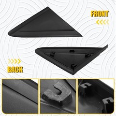 Front Left/Right Mirror Corner Triangle Fender Cover for Ford Escape 2013-2019 E