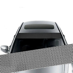 1pcs Car Windshield Sunshade 3D Vinyl Sticker Auto Front Rear Decorative Decal