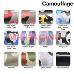Premium Red Black White Gray Camouflage Desert Vinyl Sticker Wrap Decal Steet