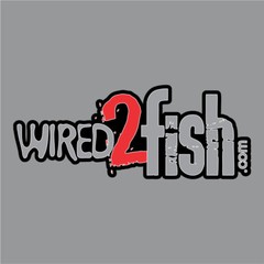 700-242 Wired 2 Fish Red/Black Carpet Graphic Decal Sticker for Fishing Boat