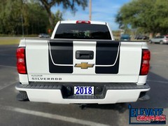 2016-2018 For Chevy Silverado Decals Rally Beast Stripes Hood Graphics Vinyl