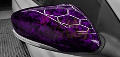 ESSMO PET Marble Forged Gloss Carbon Fiber Royal Purple Vehicle Vinyl Wrap Decal