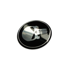 4PCS 2.5″/ 65MM Skull Car Wheel Center Cap Badge Vinyl Decal Stickers