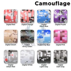 Camouflage Digital Army Green Military Matte Vinyl Sticker Wrap Decal Sheet Film