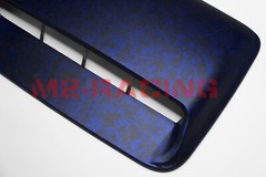 ESSMO PET Marble Forged Matte Carbon Fiber Royal Blue Car Vehicle Vinyl Wrap