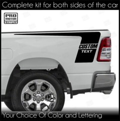 Universal Truck Bed Side Accent Tail Decals SUV Stripes (Choose Color)