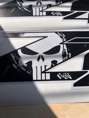 2 Pack Z71 4×4 Truck Decal Skull/Punisher For Chevy Trucks OEM Dimensions New