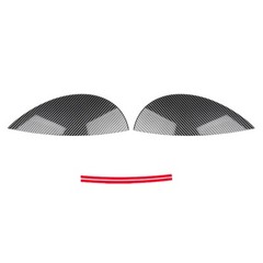 Car Front Headlight Eyebrow Eyelid Cover Decoration Trim ABS For Cooper J01 2024