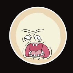 “Screaming Sun” Rick Morty Custom Funny Car Laptop Wall Vinyl Decal Sticker