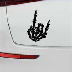 Car Window Body Side Fender Decals Skull Finger Coolest Graphics Vinyls Stickers