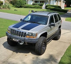 Vinyl Hood Racing Stripes Graphics FITS 1999-2004 Jeep Grand Cherokee WJ