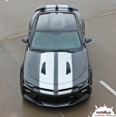 Racing Rally Stripe Fits: 2016 2018 Camaro Vinyl Graphic Decals RS SS 3M Film