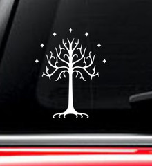 Tree of Gondor Lord of the Rings LOTR Decal Vinyl Car Window Sticker ANY SIZE
