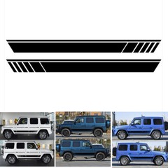 DIY Stripes Decals Body Side Graphics Stickers Trim Waterproof For Car Off-road
