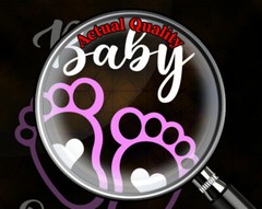 Baby on Board Cute Baby Feet w/Heart Die Cut 2 Colors Car Decal Sticker 7″(H) #3