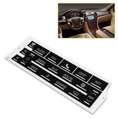 1/2set Replacement Radio Button Stickers For 2007-2014 escalade Switch ReDe H