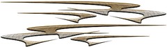2 Car Truck Trailer Side Decals Graphics Stripes Vinyl #A10G